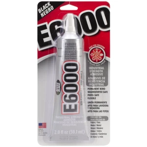 Eclectic E6000 Industrial Strength Adhesive Glue 2 oz (Black) FREE SHIPPING - Picture 1 of 5