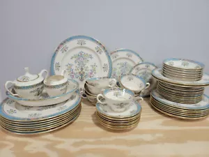 Juego de vajilla de porcelana con adornos dorados Lenox Blue Tree - Imagen 1 de 20