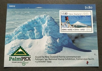 1999 New Zealand Scenic Walks Mt Taranaki Egmont PalmPex Stamp Exhibition MS MNH - Image 1 of 4