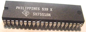 1 NOS TI's SN75518N VACUUM FLUORESCENT DISPLAY DRIVER IC DIP40 - Picture 1 of 3