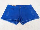 1st Kiss Shorts Royal Blue Jean Short Shorts Size 7
