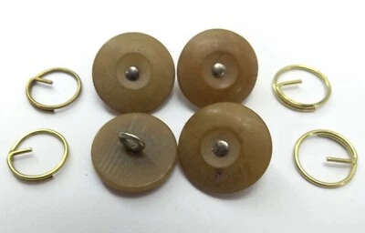 Original Vintage Británico Militar Edición Caña Fatiga / General Botones & - Imagen 1 de 4