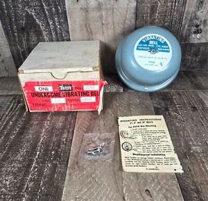 VTG Trine 204B Underdome Vibrating Bell 120VAC Gong 4 In. Bronx New York NOS - Picture 1 of 7