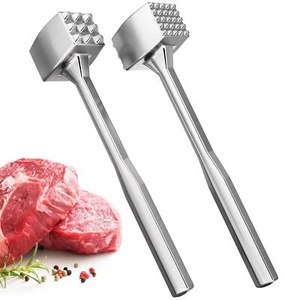 Meat Tenderizer 1 pcs - Aluminium Meat Mallet - Dual-Sided Meat Tenderizer To... - Picture 1 of 9