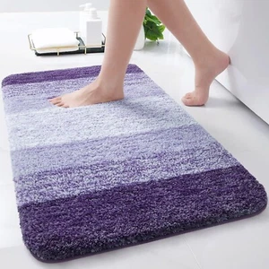 Bathroom Rug - Large Absorbent Bath Mat Made of Thick - Picture 1 of 18