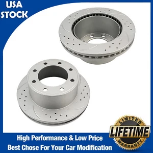 54141 New Pair Rear Disc Brake Rotors for Ford F-250 Super Duty 2005 2006-2012 - Bild 1 von 19