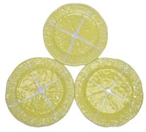 Piatto 6,75" giallo foglia di cavolo vena bianca set 3 venditori Sigma Portogallo - Foto 1 di 4