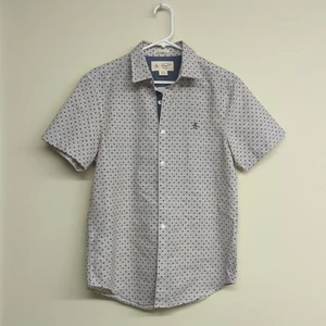 Original Penguin de Munsingwear Heritage Slim Fit Talla S Patrón Borgoña - Imagen 1 de 6