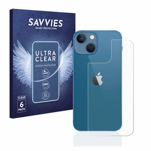 6x Folie für Apple iPhone 13 mini (Rückseite) Schutzfolie Displayschutz D - Zdjęcie 1 z 11