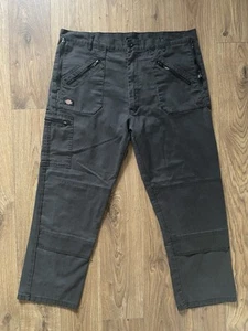 Pantalones cargo Dickies talla W40 L29 gris cremallera carga pierna recta ropa de trabajo - Imagen 1 de 9
