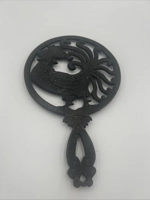 Gallo Phillips 66 Engineering Plastics Ryton PPS negro trivet placa caliente de colección Foto 1 de 4