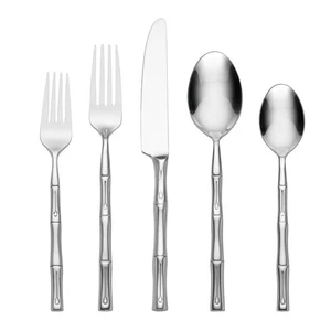 Hampton Signature – Bamboo – 20 Piece Flatware Set, Service for 4 - Picture 1 of 8