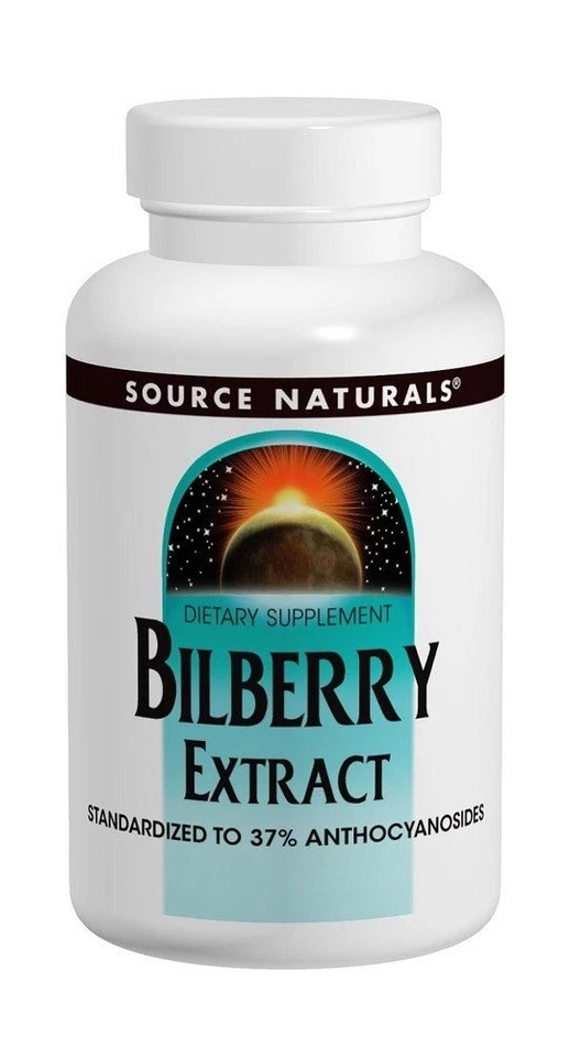 Extrato de mirtilo Source Naturals, Inc. 100mg 30 comprimidos - Imagem 1 de 1