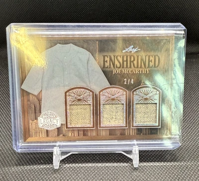Joe McCarthy 2025 Bronx Legacy Enshrined Game Used Memorabilia 2/4 #E-8 - Image 1 of 2