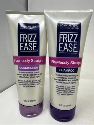 Champú y acondicionador John Frieda Frizz Ease impecable recto 10 oz original Foto 1 de 4