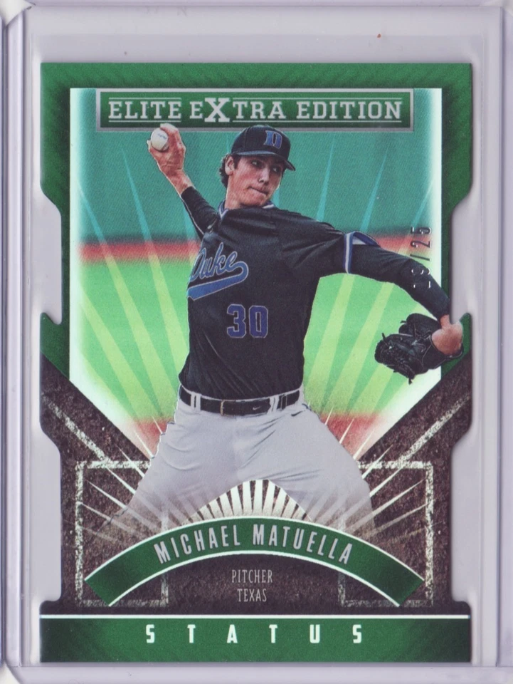 2015 Elite Extra Edition Status Emerald Die Cut #79 Michael Matuella /25 FlatSH - Image 1 of 1