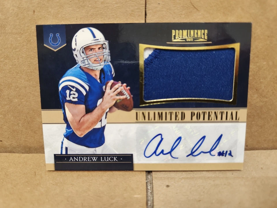 Panini Prominence 2012 - Potencial ilimitado - Andrew Luck RPA FOTL/15 🔥 Foto 1 de 2
