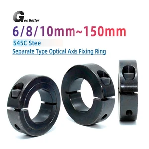 45# Steel Clamp Collar Double Split 6mm To 150mm Shaft Collar Clamp Type Collars - Picture 1 of 78