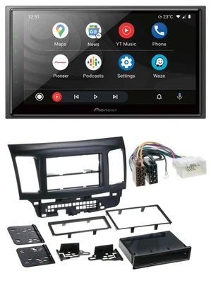 Pioneer USB 2DIN DAB MP3 Bluetooth Autoradio für Mitsubishi EVO Lancer ab 08 - Bild 1 von 4