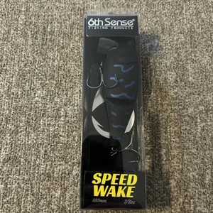 6th Sense Speed Wake 100 SW100-BM Black Magic Fishing Lure 7/8oz - Picture 1 of 3