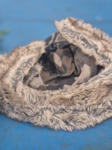 Fur Camouflage Hunting Hat - Picture 1 of 2