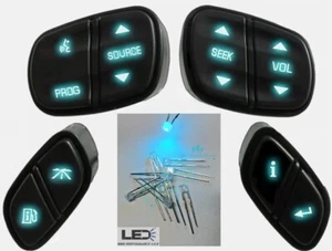DiY Ice Blue Led Upgrade Kit - GM Steering Wheel Switches Control - Picture 1 of 24