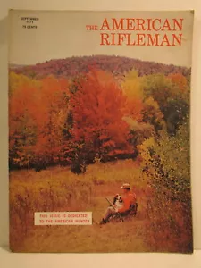 American Rifleman Magazine September 1971 Vermont Fall Hunter's Paradise - Imagen 1 de 1