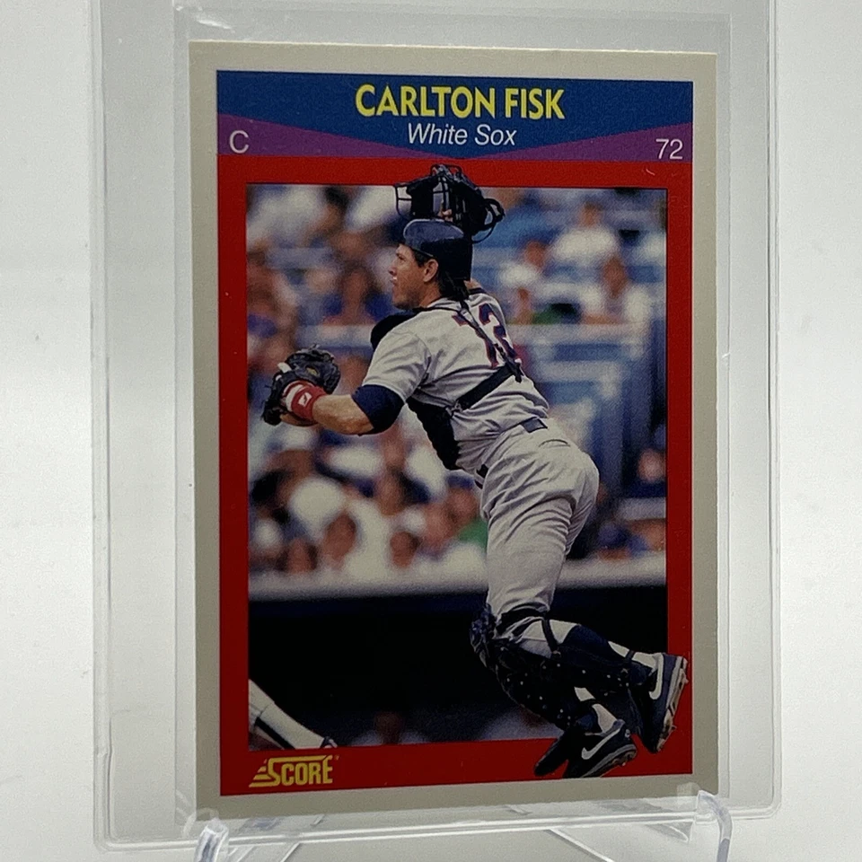 1990 Score 100 Superstars Carlton Fisk Baseball Card #70 Mint FREE SHIPPING - Image 1 of 3