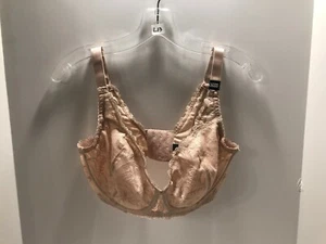 NWT Beige Felina Unlined Underwire Bra Lou Lou Lace 115027 US 36DDD L13 - Picture 1 of 3