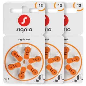 Baterías para audífonos Siemens Signia tamaño 13 zinc aire libre de mercurio x 60 celdas - Imagen 1 de 9