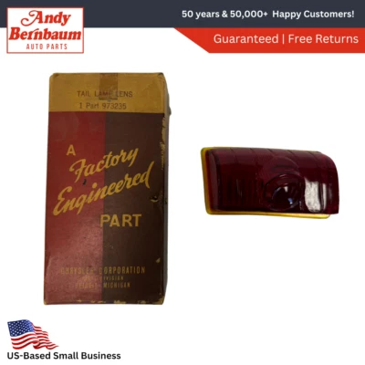 Chrysler New Yorker Saratoga Windsor 1942 luz trasera izquierda lente 973235 nuevo de stock Foto 1 de 4