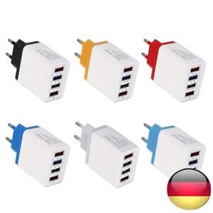 4 USB Color Travel Charger 3A Phone Fast Charging Charger EU Plug Adapters