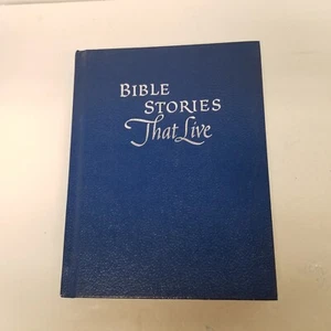 Vintage 1966 Bible Stories That Live, Hardcover Illustrated - Picture 1 of 8