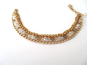 PULSERA AB KIRKS FOLLY ORO 7-9" NUEVA - Imagen 1 de 2