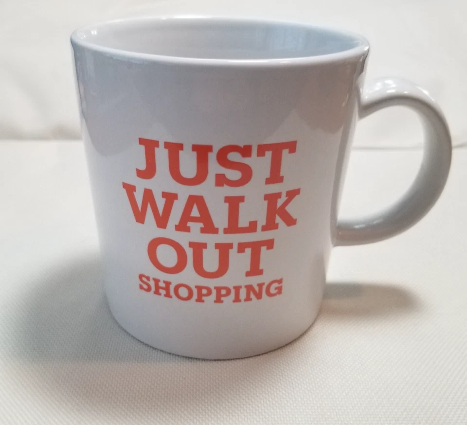 Amazon Go Just Walk Out Shopping Coffee Cup Mug 14 oz