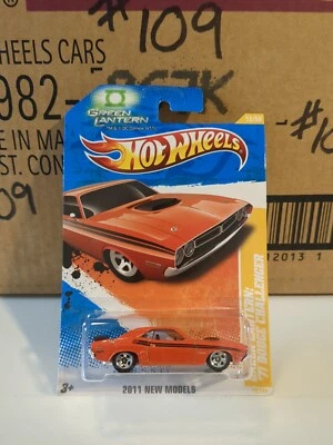 Dodge Challenger Orange 2011 Hot Wheels Green Lantern Card '71 🧡 Foto 1 de 4