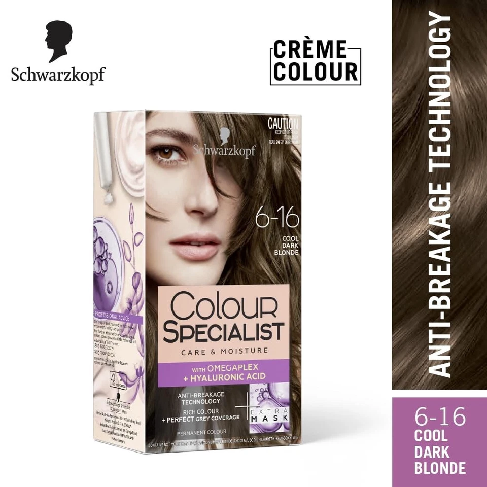 Schwarzkopf Colour Specialist At Home Permanent Hair Colour With Omegaplex - image 1 of 4