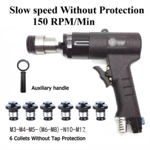 Slow Speed Tapping Pneumatic Drilling Gun Drill 150rpm Air Machine M3-12 Chucks - Picture 1 of 13