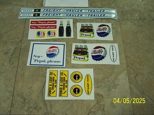 Vintage Pressed Steel Misc Trucks Decals Buddy L Frieght /Hauler Ny-Lint Power & - Picture 1 of 1