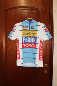 Vintage Santini Pneuhaus Frank  Toyo Reifen Team cycling jersey shirt  - size M - Picture 1 of 9