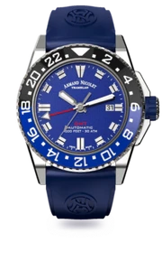 Reloj automático SS para hombre Armand Nicolet JS9 GMT (A486AGU-BU-GG4710U) - Imagen 1 de 4