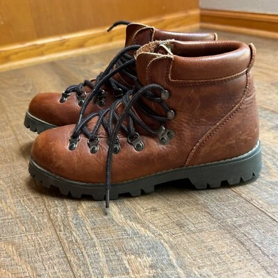 Botas de senderismo de cuero American Eagle vintage para mujer US 8,5 Avalanche Foto 1 de 4