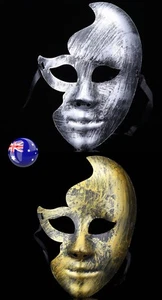 Adult Lady Man Halloween Ball Party VENETIAN Fancy Face Eye Mask Masquerade - Picture 1 of 14