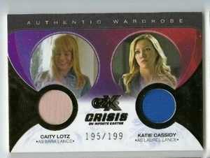 Cryptozoic Crisis CZX dual wardrobe card DM11 Sara Laurel Lance 195/199 - Picture 1 of 1