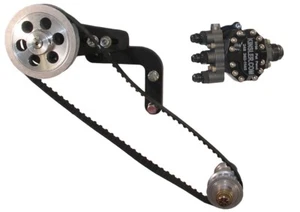 KINSLER TOUGH FUEL PUMP & SBC BELT DRIVE KIT,3 PORT MANIFOLD,.500 GEAR,REVERSE - Picture 1 of 3