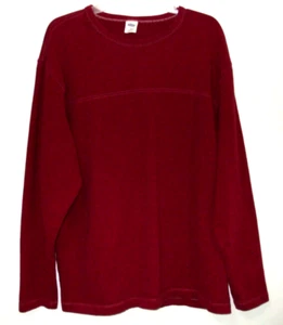 Old Navy Dark Red Long Sleeve T Shirt Men Size XL - Picture 1 of 5