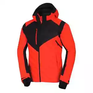 Northfinder Men's ski insulated comfortable jacket ZENO orangeblack L - Picture 1 of 16