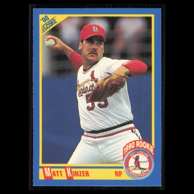 Matt Kinzer Rookie #628 1990 Score St. Louis Cardinals Baseball Card MLB NM - Image 1 of 3