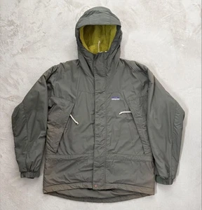 01 Patagonia Inferno Jacket Brown Olive Green Spark - Picture 1 of 12