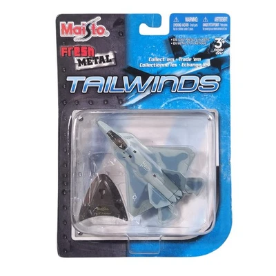 Lockheed Martin F-22 Raptor Diecast Replica with Stand Maisto Tailwinds READ - Image 1 of 4